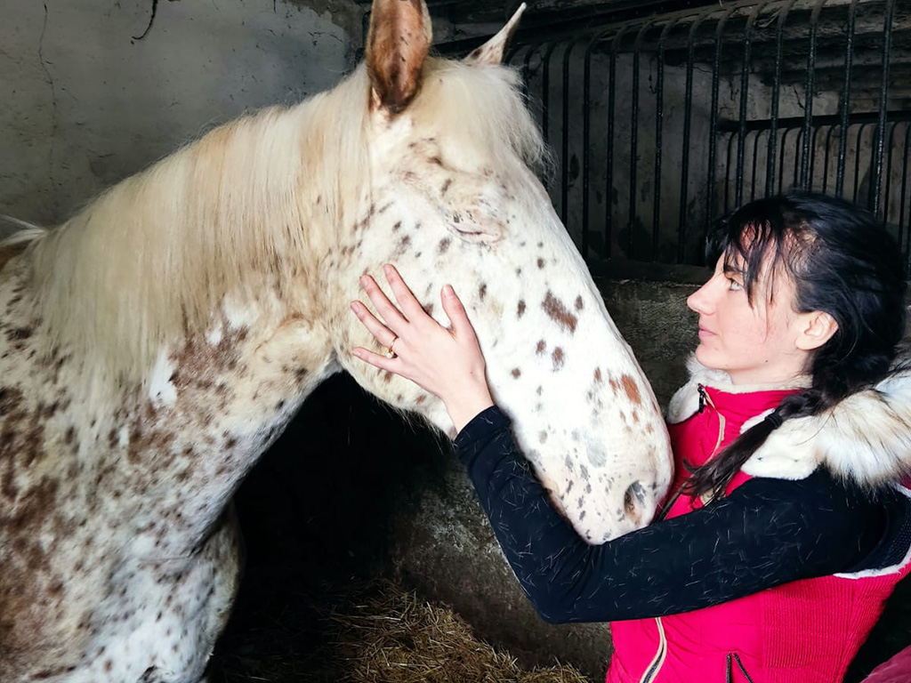 Cavalière et sa jument