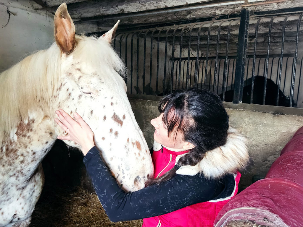 Cavalière et sa jument