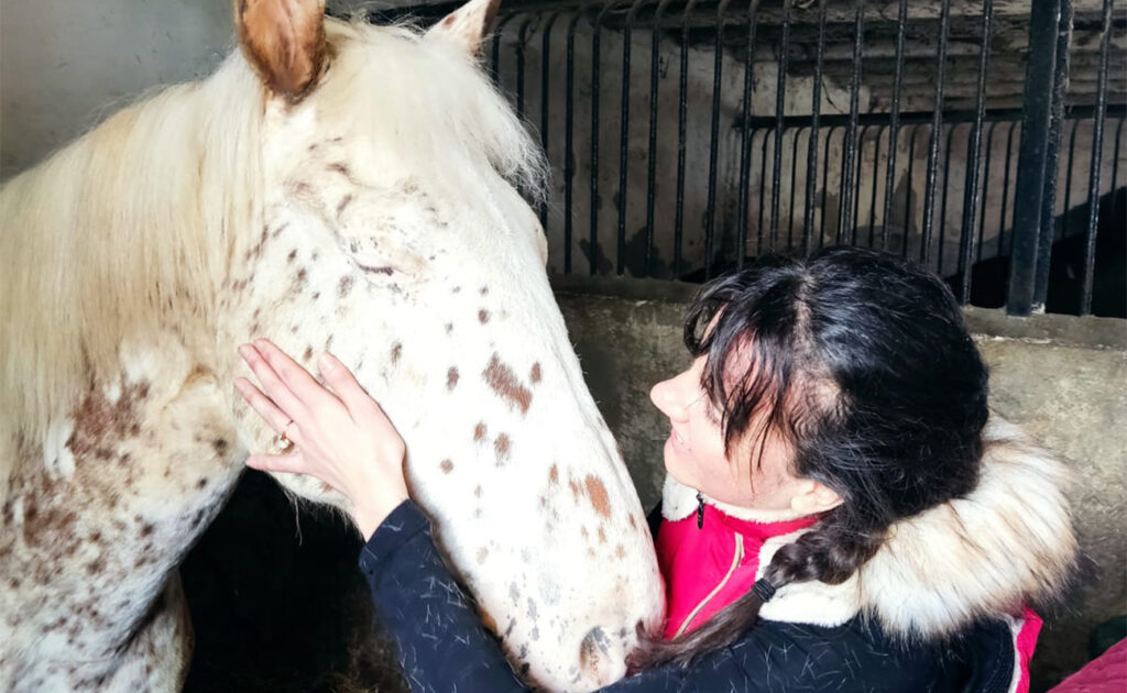 Cavalière et sa jument