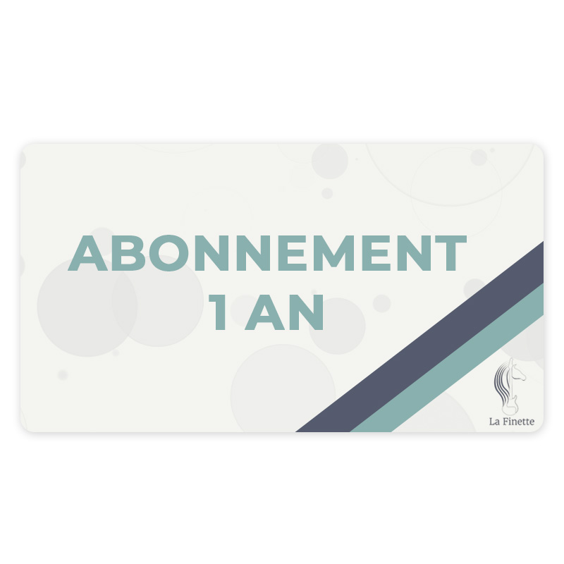 Abonnement 1 an