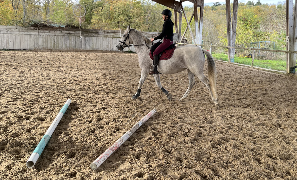 Cécile et Verde passant des barres